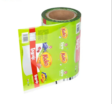 Embalagem de alimentos personalizada Rolo de filme plástico Nachos Pita Chips Alimentos Rolo de filme de embalagem flexível Rolo de filme plástico laminado automático