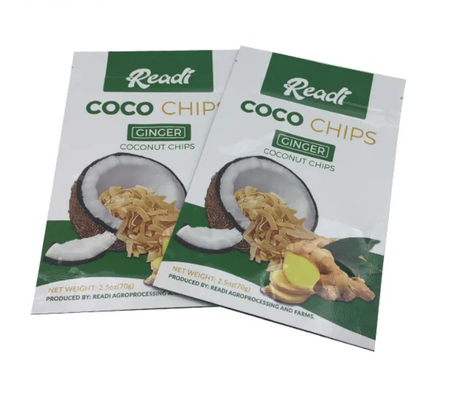 Custom Printed Heat Seal Three Side Sealed Zipper Plastic Food Grade Pouch Zip Lock Bag