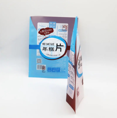 Three Side Seal Stand-Up Pouch With Zipper Top Moisture Proof BOPP & PE For Food Packaging Storage And Usage