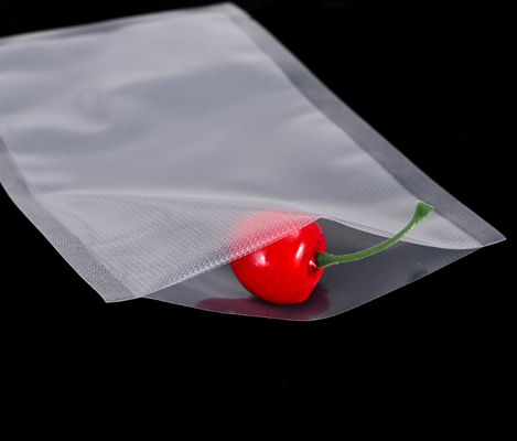 Bolso de embalagem a vácuo fechado de 3 lados preço de fábrica Bolso de retorte de nylon de qualidade alimentar para alimentos congelados com entalhe de lágrima