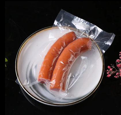 Saco de alimentos de conservação de alimentos de vácuo, saco de alimentos de segurança, saco de vácuo, saco de vedação e filme de rolo, bombeamento seco e sacos transparentes à prova de umidade