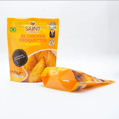 Sacos de embalagem de alimentos congelados personalizados com fechadura recicláveis