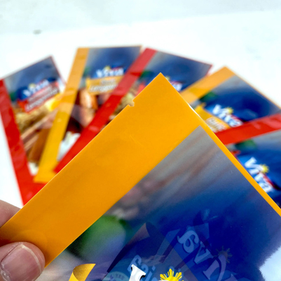 Sacos de selo personalizados Alimentos cozidos Sacos de alimentos congelados Embalagens de plástico Sacos de selo triplo