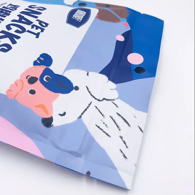 Nozes personalizadas Snack Zip Lock Stand Up Mylar Bolsas com Zipper Embalagem de alimentos Embalagem à prova de cheiro PE Cartão de lado Selo Embalagem