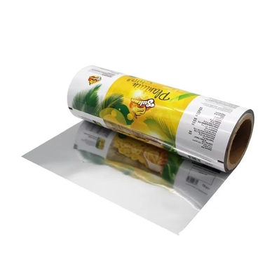 Fábrica de filmes de plástico para alimentos Impressão personalizada Rolo de plástico Saco pequeno Filme de embalagem Snack / batatas fritas