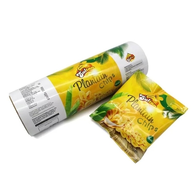 Fábrica de filmes de plástico para alimentos Impressão personalizada Rolo de plástico Saco pequeno Filme de embalagem Snack / batatas fritas