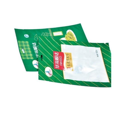 Saco de embalagem com zíper selado em 3 lados de plástico pode ser personalizado, selado a quente e resselado, e é um saco plano para embalagem de alimentos