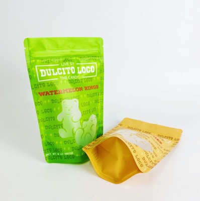 Saco para Snacks e Doces Vertical, Selável, com Acabamento Fosco e Janela Transparente, Próprio para Alimentos