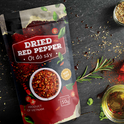 Saco de embalagem de especiarias embalagem de plástico temperos pimentão embalagem de alimentos saco fechado fechado fechado