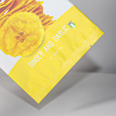 Impressão Digital Personalizada Saco de Folha de Alumínio Plástico Impresso Café Lanche Saco Selado de Três Lados Saco Plano Saco Selado nas Costas