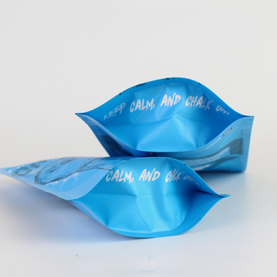 Bolsa de embalagem de bolinhas de caneta de pó de alta barreira personalizada com fecho e bolsa vertical de papel alumínio