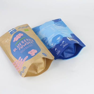 Bolsa de embalagem em vertical com logotipo personalizado, bolsa de embalagem de qualidade alimentar, bolsa de embalagem em pó refechável