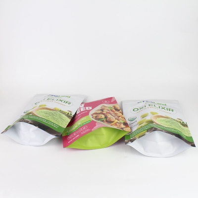 Saco de Embalagem Alimentar de Filme de Poliéster Anti-Odor com Impressão Digital Personalizada e Zíper, Utilizado para Produtos de Salgadinhos e Pó de Café