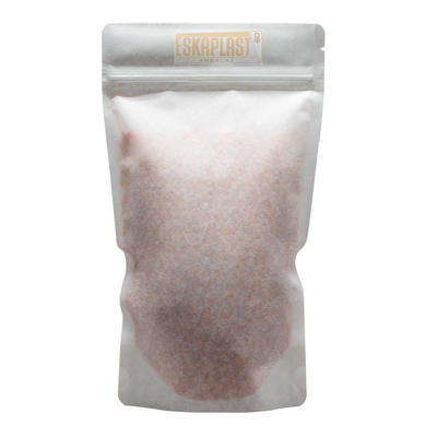 Saco de Couro de Vaca Branco (Saco Vertical) Com Janela Pequena, Zíper Personalizado Impresso, Saco Vertical de Papel Kraft/Saco para Embalagem de Alimentos