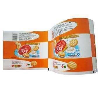 Rolo de filme plástico laminado BOPP/VMCPP de qualidade alimentar para embalagem em máquina