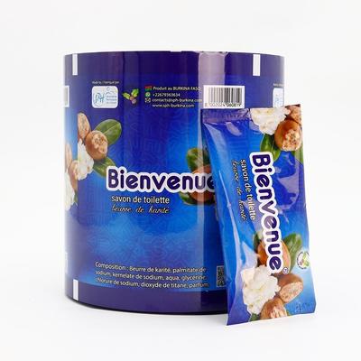 Venda Imperdível Filme Plástico Laminado Personalizado Impresso de Qualidade Alimentar Embalagem Flexível Para Embalagem de Sabão