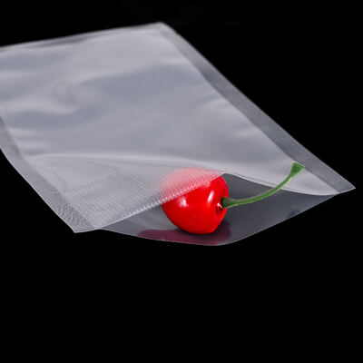 Vendas diretas de fábrica de sacos de embalagem de alimentos de nylon selados de três lados personalizados, sacos de alimentos de vácuo altamente transparentes, sacos de plástico PE, 100pcs