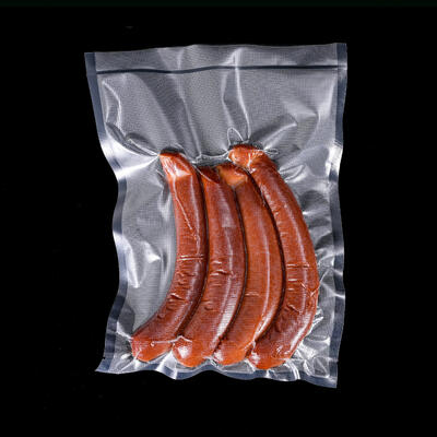 Vendas diretas de fábrica de sacos de embalagem de alimentos de nylon selados de três lados personalizados, sacos de alimentos de vácuo altamente transparentes, sacos de plástico PE, 100pcs