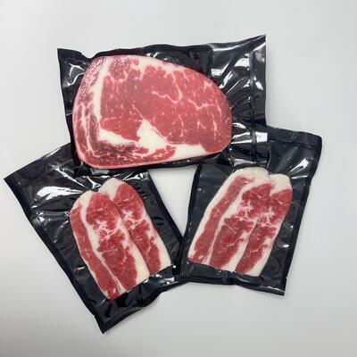 Produtos de carne congelados Embalagem a vácuo Saco de cozinha a vapor transparente Saco de vácuo de carne transparente