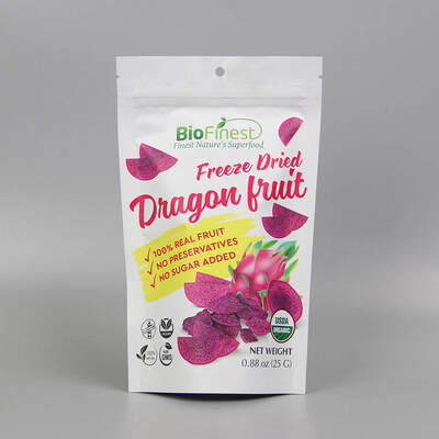 Sacos de embalagem para alimentos com impressão personalizada, seláveis, com fecho zip lock, plástico, folha de alumínio, para snacks, frutas liofilizadas, doypack, stand up pouch