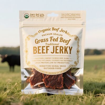 Saco selado em três lados personalizável com zíper resselável e entalhe para rasgar para embalar salgadinhos, doces, pó, café, chá e produtos alimentícios secos