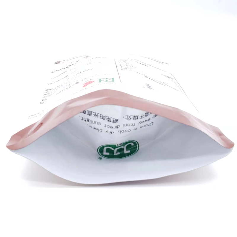 Impressão personalizada Saco de selos de três lados Janela clara 1000g Bolsas de embalagem para 1000g Snack