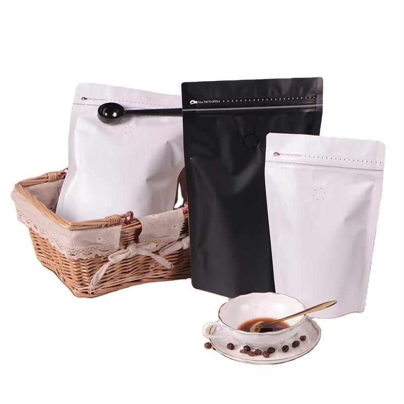 Dimensão personalizada Nylon Stand Up Pouch Zipper Bag Com Impressão Personalizada Logotipo Próprio Para Alimentos para Animais de estimação Café Chá