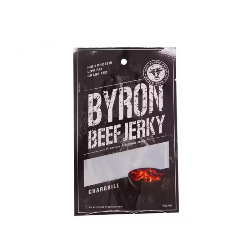 Impressão sob medida Reutilizável plástico transparente Sello de vácuo fecho de fecho Snack Alimentos Carne de bovino Sacos de embalagem