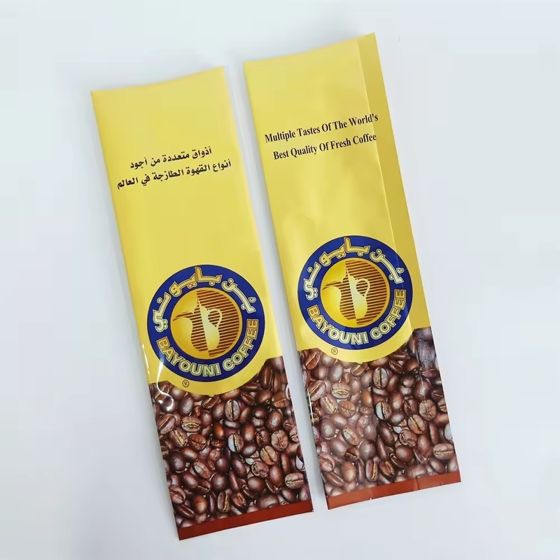 Custom Printed Side Gusset Roasted Coffee Bag Cold Brew Coffee Beans Printing Coffee Bean Packaging Pouch