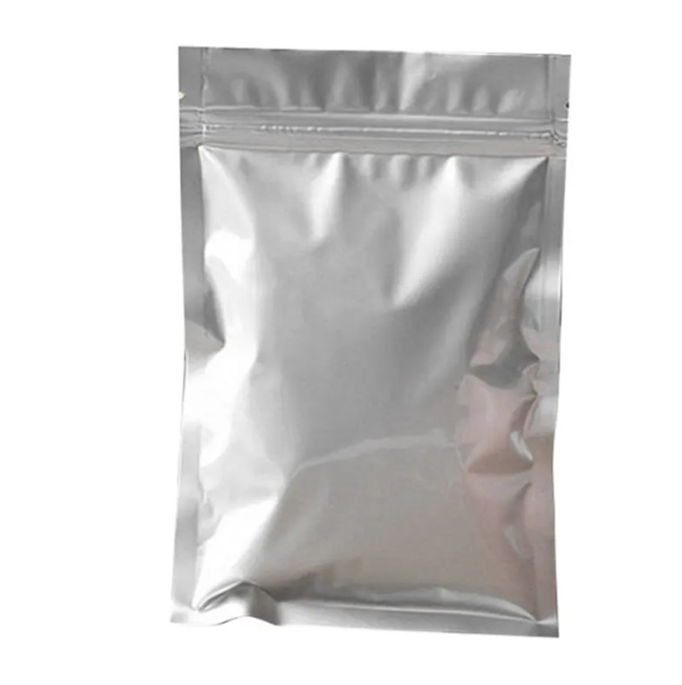 Hotsale Grade de Alimentos Re-sealable plástico vedação Zipper Bolsa de Prata Mylar Zip Lock Embalagem Imprimir Custom Alumínio Saco