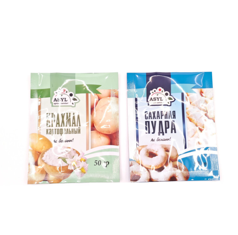 Fabricante Varejo Bolsa Impressa Personalizada Saco de Selo de Alta Qualidade de Três lados Snacks Saco de Embalagem Para Snack Doces Açúcar