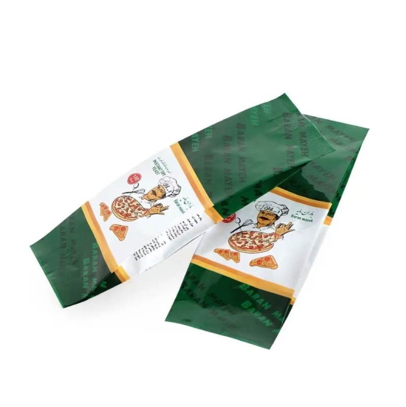 Impressão personalizada de lado fosco Gusset Folha de alumínio Saco Mylar Levedura Embalagem de alimentos Sacos de plástico