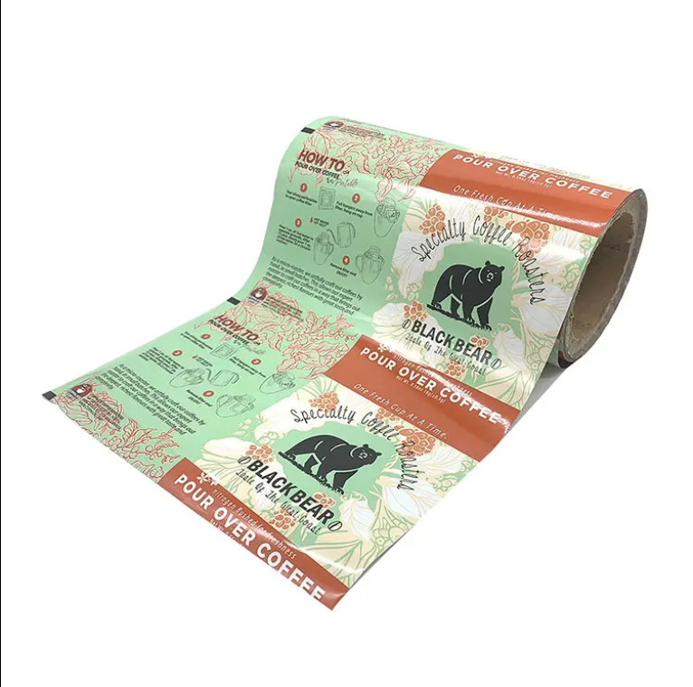 Embalagem automática Filme de plástico biodegradável Chips Film Roll Sachet Film de plástico para snack