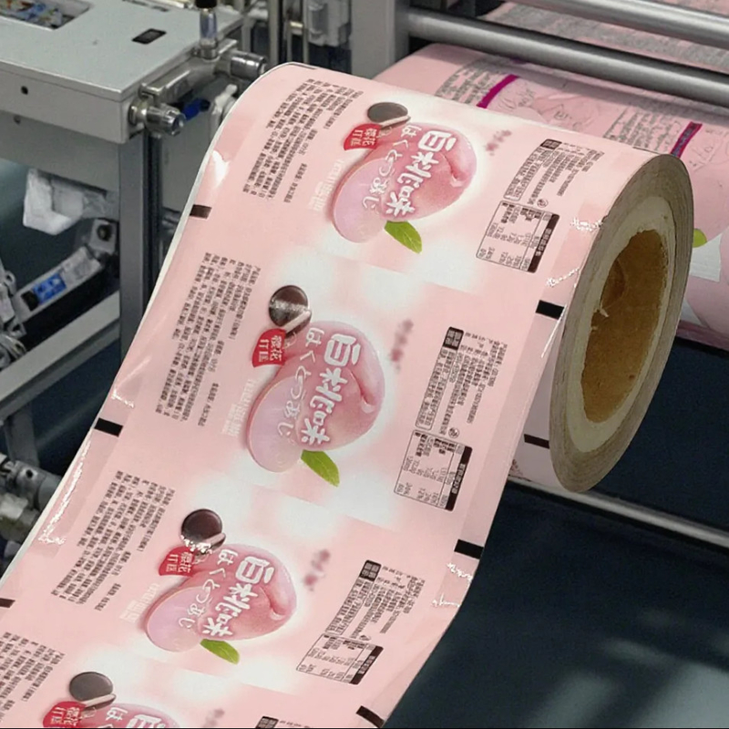 Impressão personalizada de embalagens de doces alimentícios Film laminado Alumínio Poliéster laminado/VMCPP Film de embalagem plástico flexível