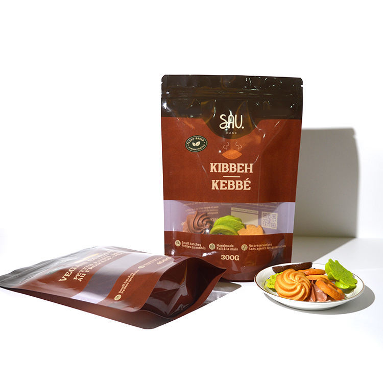 Folha de alumínio Stand Up Pouch Zipper Lock Seal Snack Caramelo Saco de alimentos Reutilizavel Saco Ziplock