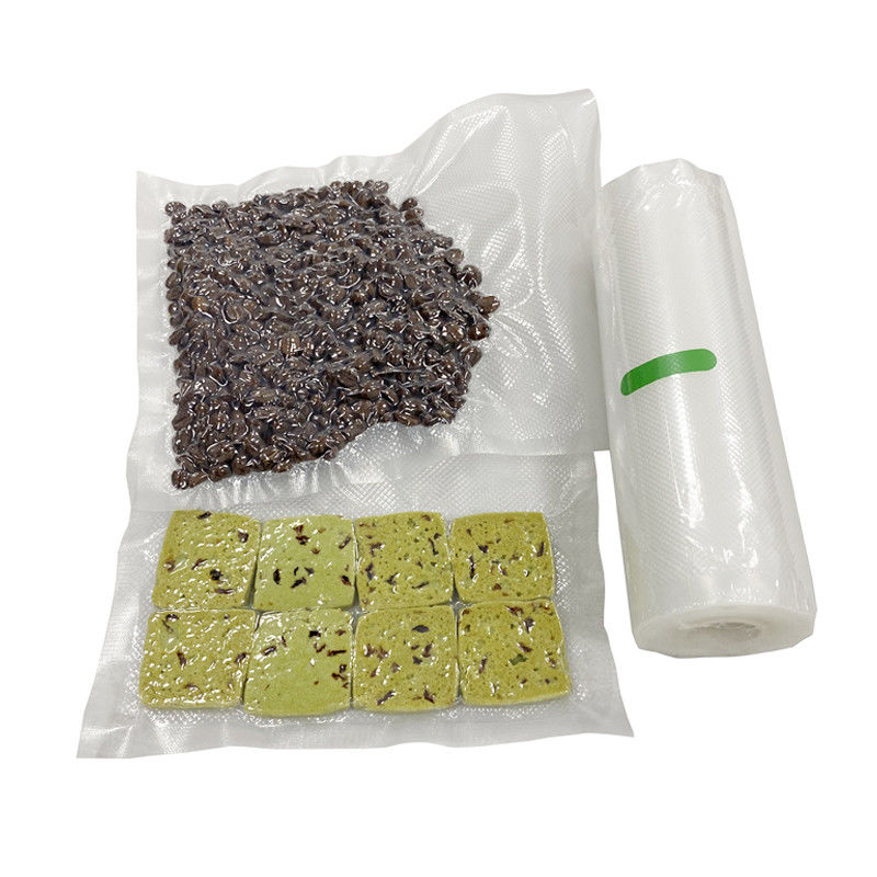 Do alimento transparente do saco do aferidor do vácuo do alimento do OEM rolo biodegradável do saco da poupança do alimento do vácuo