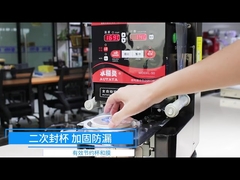 Qual é a película de rolo usada para embalar bebidas?